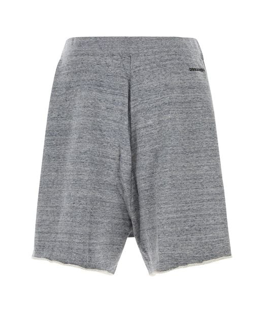 DSquared² Gray Solid Short for men