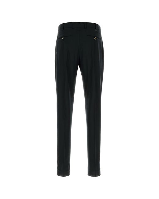 PT Torino Black Wool Pant for men