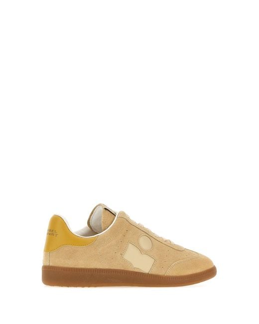 Isabel Marant Multicolor Beige Suede Bryce Sneakers
