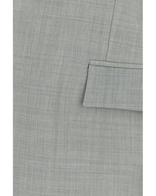 Giacca in lana grigia di Loewe in Gray