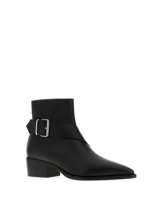 McQueen Black Boots for men