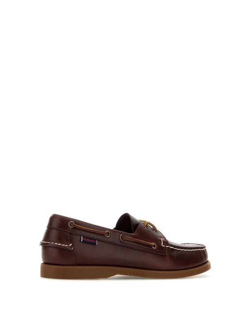 Mocassini in pelle marrone di Sebago in Brown da Uomo