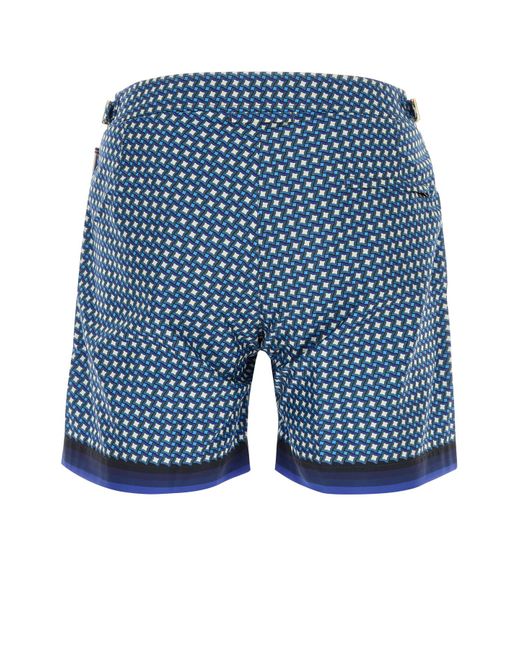 Bermuda mare in poliestere stampato di Orlebar Brown in Blue da Uomo
