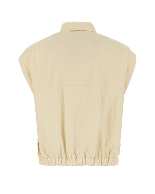 Herno Natural Cream Nylon Vest