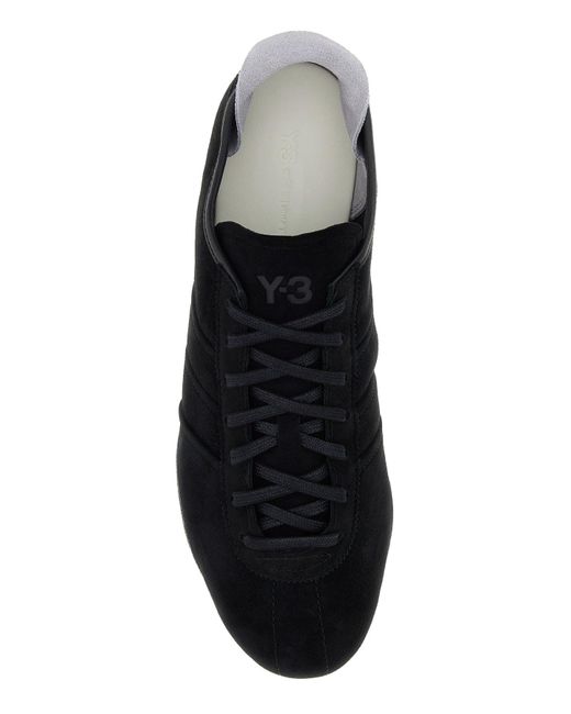 Sneakers Y-3 Tokyo in pelle scamosciata nera di Y-3 in Black da Uomo