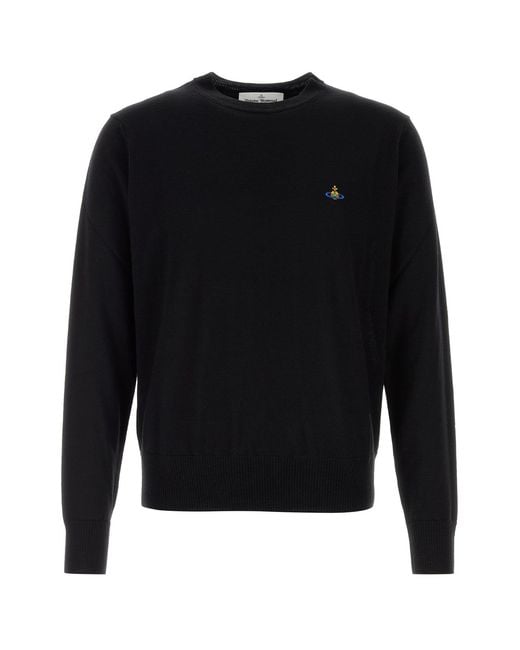 Vivienne Westwood Black Wool Alex Sweater for men