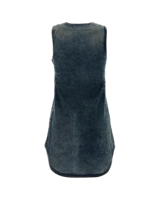 DIESEL Blue De-Laris Mini Dress