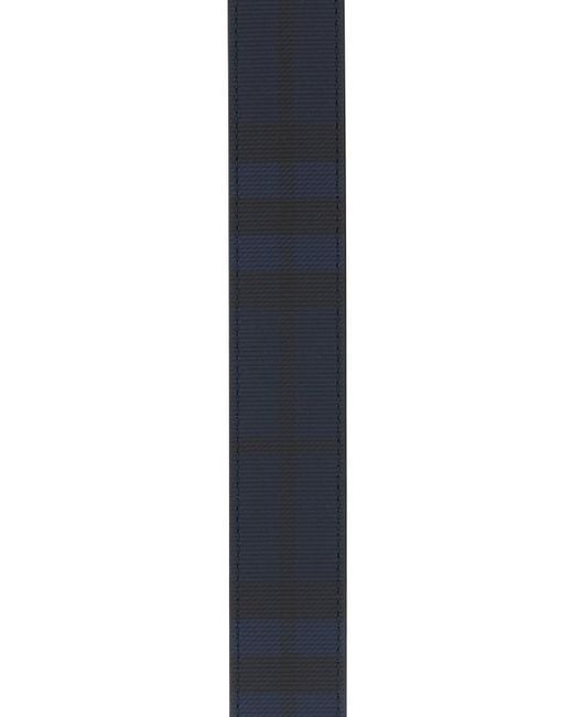 Burberry Black Printed Canvas Belt for men