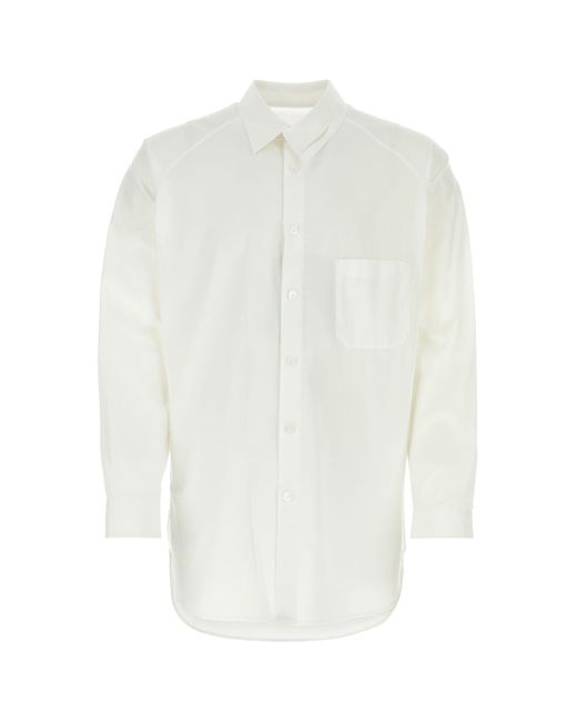 Yohji Yamamoto White Camicia for men