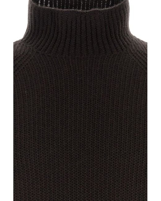 Brioni Black Dark Brown Cashmere Sweater for men