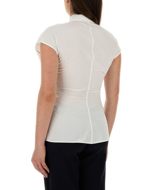 McQueen White Poplin Shirt