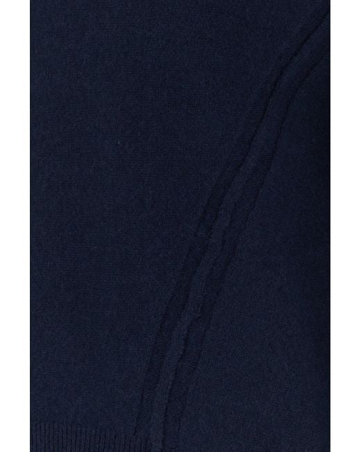 Jil Sander Blue Cashmere Swearer