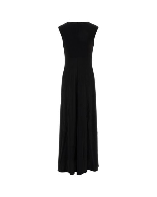 Sportmax Black Stretch Viscose Fervida Dress