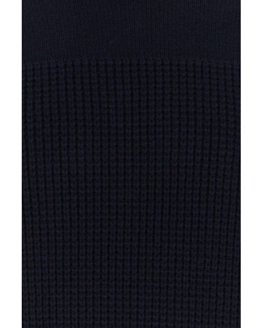 Ferragamo Navy Blue Wool Sweater for men