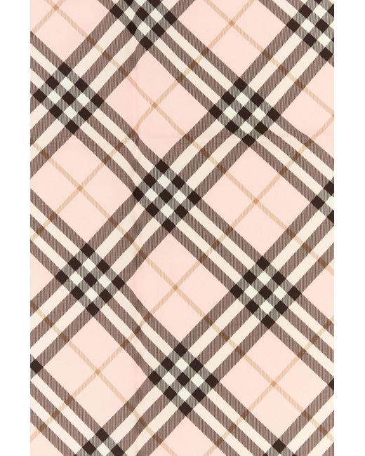Burberry Pink Embroidered Silk Foulard