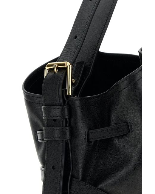 Givenchy Black Leather Small Voyou Bucket Bag
