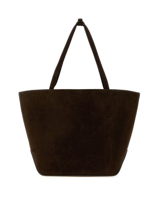 The Row Black Park Tote Three Edge