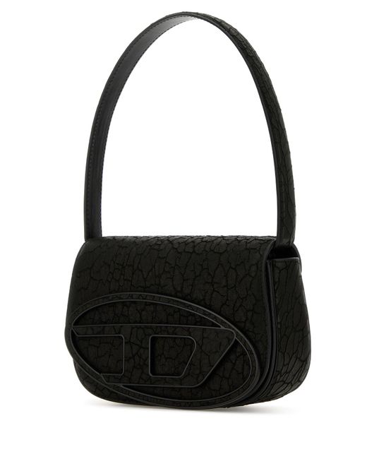 DIESEL Black Leather 1Dr Shoulder Bag