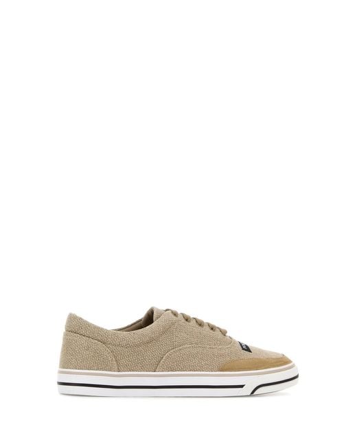 Dolce & Gabbana Natural Lace Up Sneakers for men