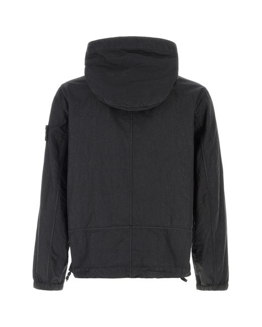 Stone Island Black Jacket for men