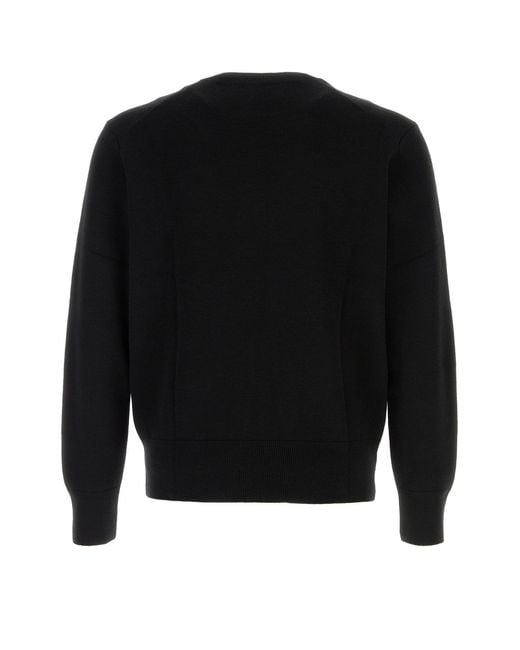 AMI Black Quota - De Coeur Crewneck Sweater