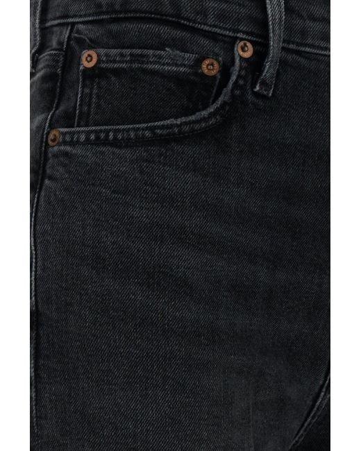 Agolde Black Stretch Denim Jeans