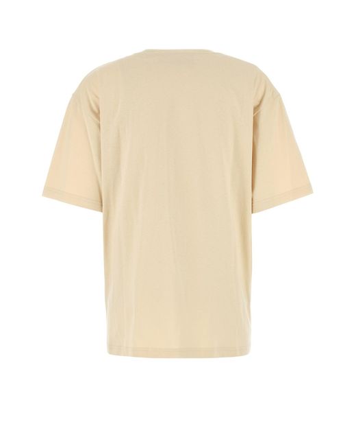 Valentino Garavani Natural Cream Cotton T-shirt