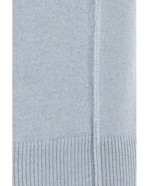 Maison Margiela Powder Blue Cashmere Sweater Lightblue for Men Mens Clothing Sweaters and knitwear Turtlenecks 
