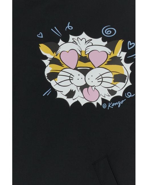 KENZO Black Cotton Blend Jacket