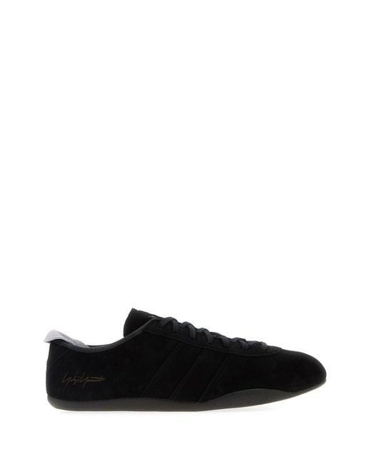 Sneakers Y-3 Tokyo in pelle scamosciata nera di Y-3 in Black da Uomo