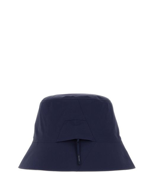 Veilance Blue Nylon Bucket Hat for men