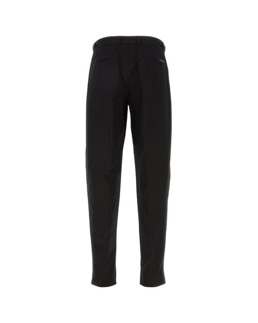Dolce & Gabbana Black Stretch Gabardine Pant for men