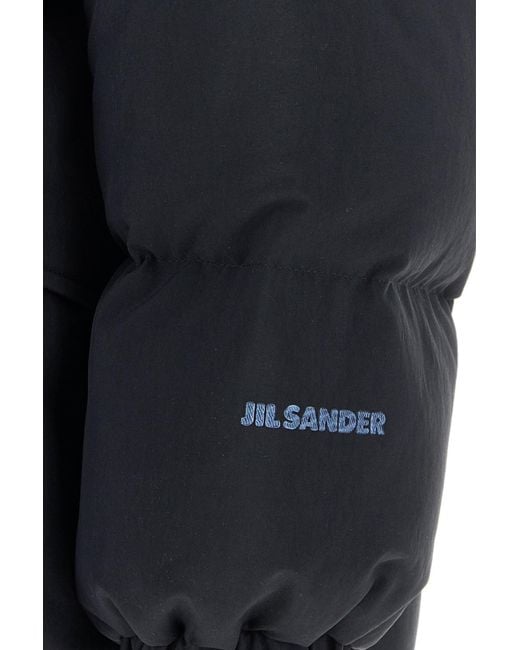 Jil Sander Midnight Blue Nylon Blend Down Jacket for men