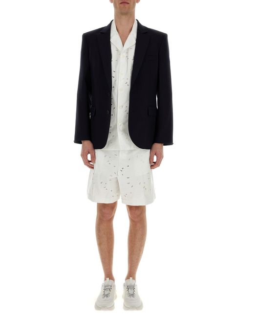 Valentino Garavani Midnight Blue Wool Blazer for men