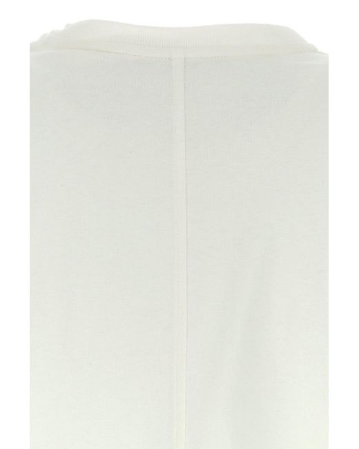 The Row White Solid Crew Neck T-Shirt for men
