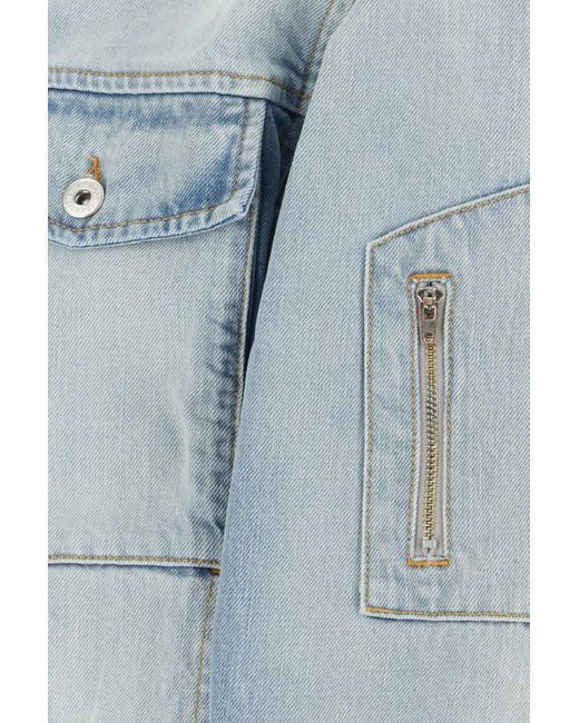 Giubbino in denim di Random Identities in Blue da Uomo