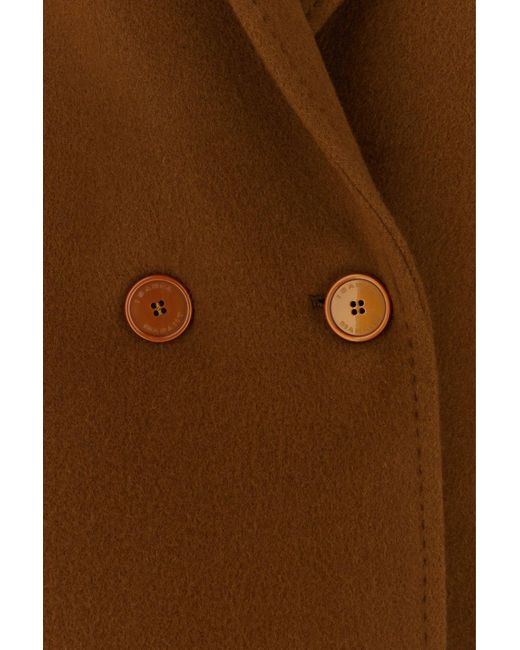 Isabel Marant Brown Caramel Wool Blend Efegozi Coat