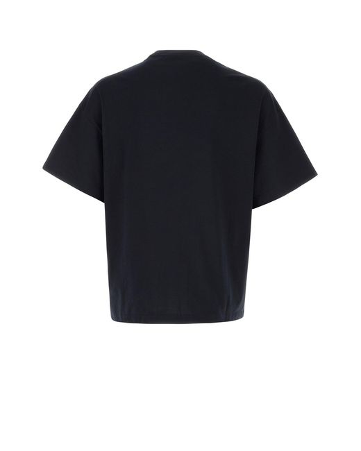 Jil Sander Black Cotton T-shirt for men