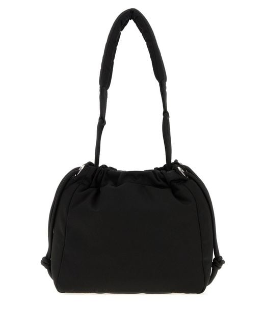Vivienne Westwood Black Fabric Hilary Bucket Bag