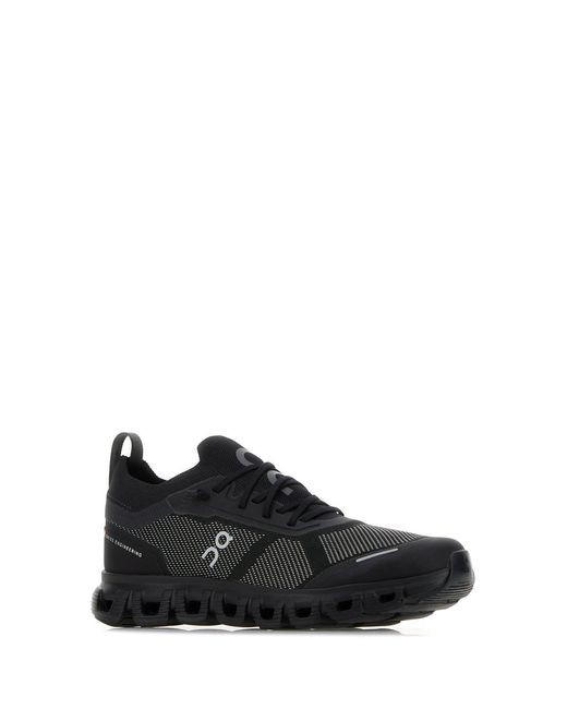 On Shoes Black Canvas Cloud 6 Versa Sneakers