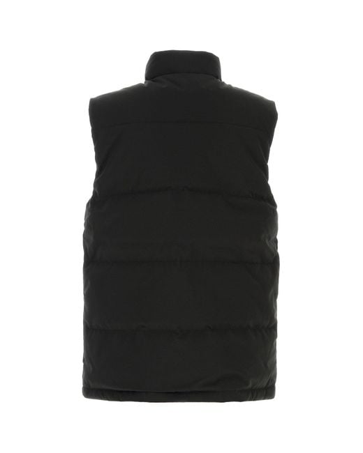 Canada Goose Black Polyester Blend Freestyle Sleeveless Down Jacket for men