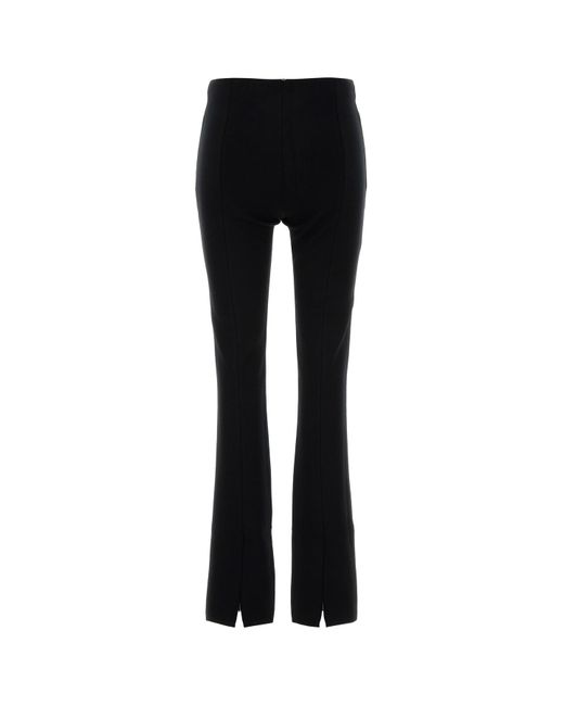 Sportmax Black Viscose Blend Leggings