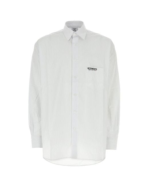 Vetements White Shirts
