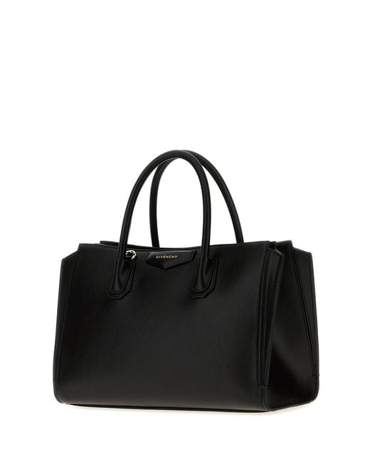 Givenchy Black Leather Small Antigona Catchall Handbag