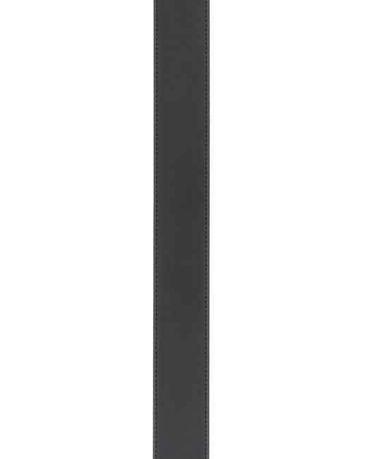 Givenchy White Black Leather Antigona Belt for men