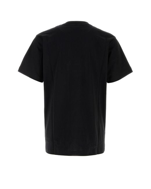 Moschino Black Cotton T-shirt for men