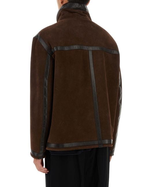 Fendi Brown Shearling Jacket for men