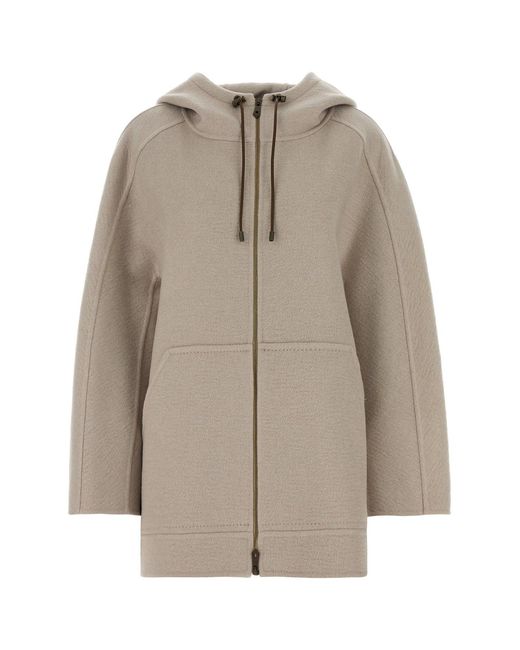 ATELIER Natural Cappuccino Cashmere Gradi Jacket
