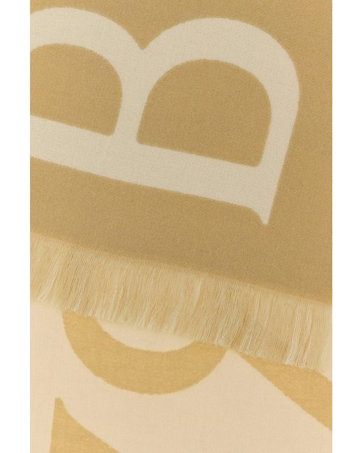 Burberry Natural Wool Scarf
