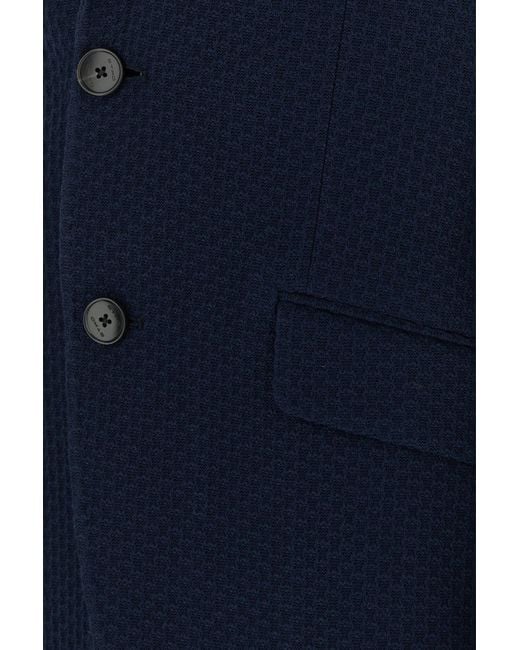 Etro Blue Regular Blazer for men